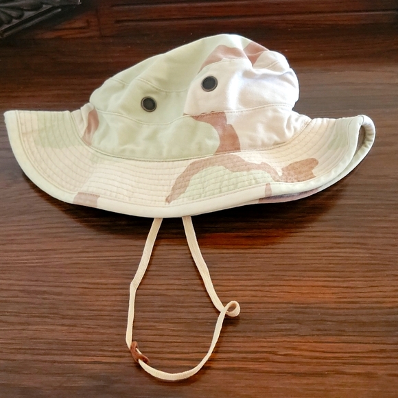 Hat Sun Hot Weather Desert Camouflage, Desert Type 11 Size 7 1/8 - Picture 1 of 4